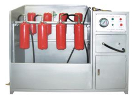 fire extinguisher pressure testing and cleaning machine